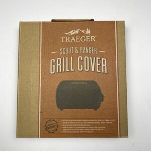 Traeger - Scout & Ranger fitted Grill Cover w/ Box - BAC475- Black